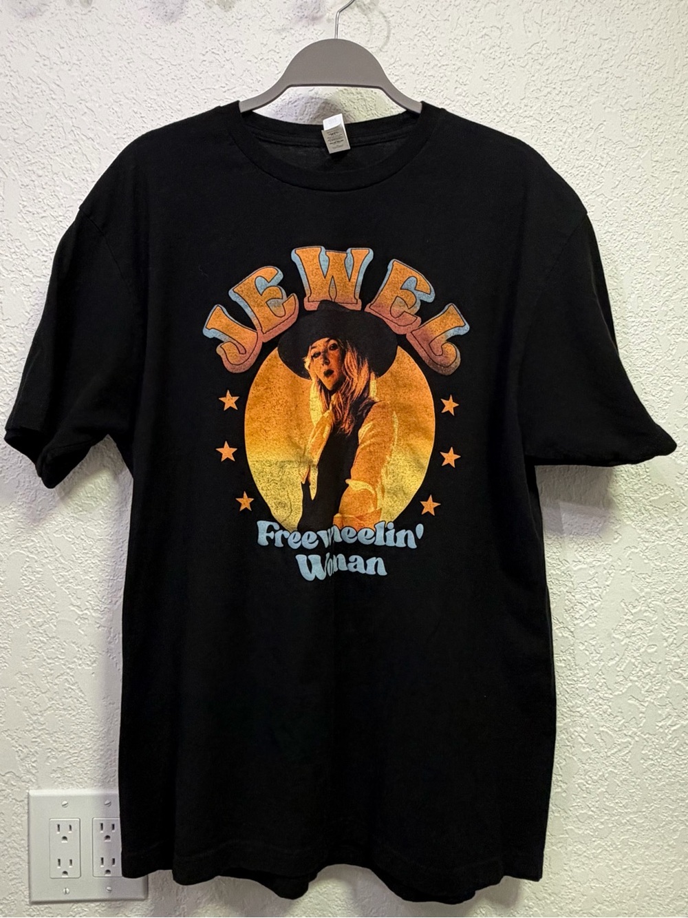 Jewel Tultex Black Graphic Tee